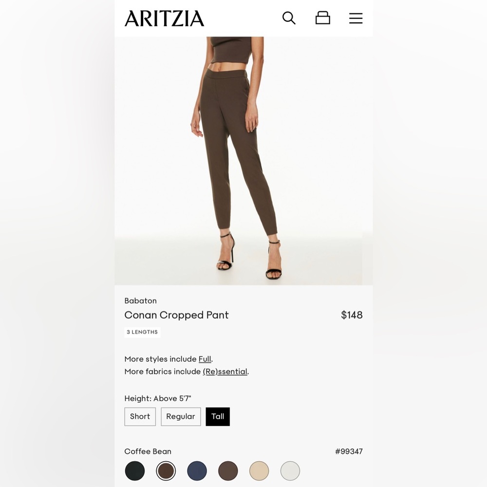 Babaton Conan Cropped Pant #99347